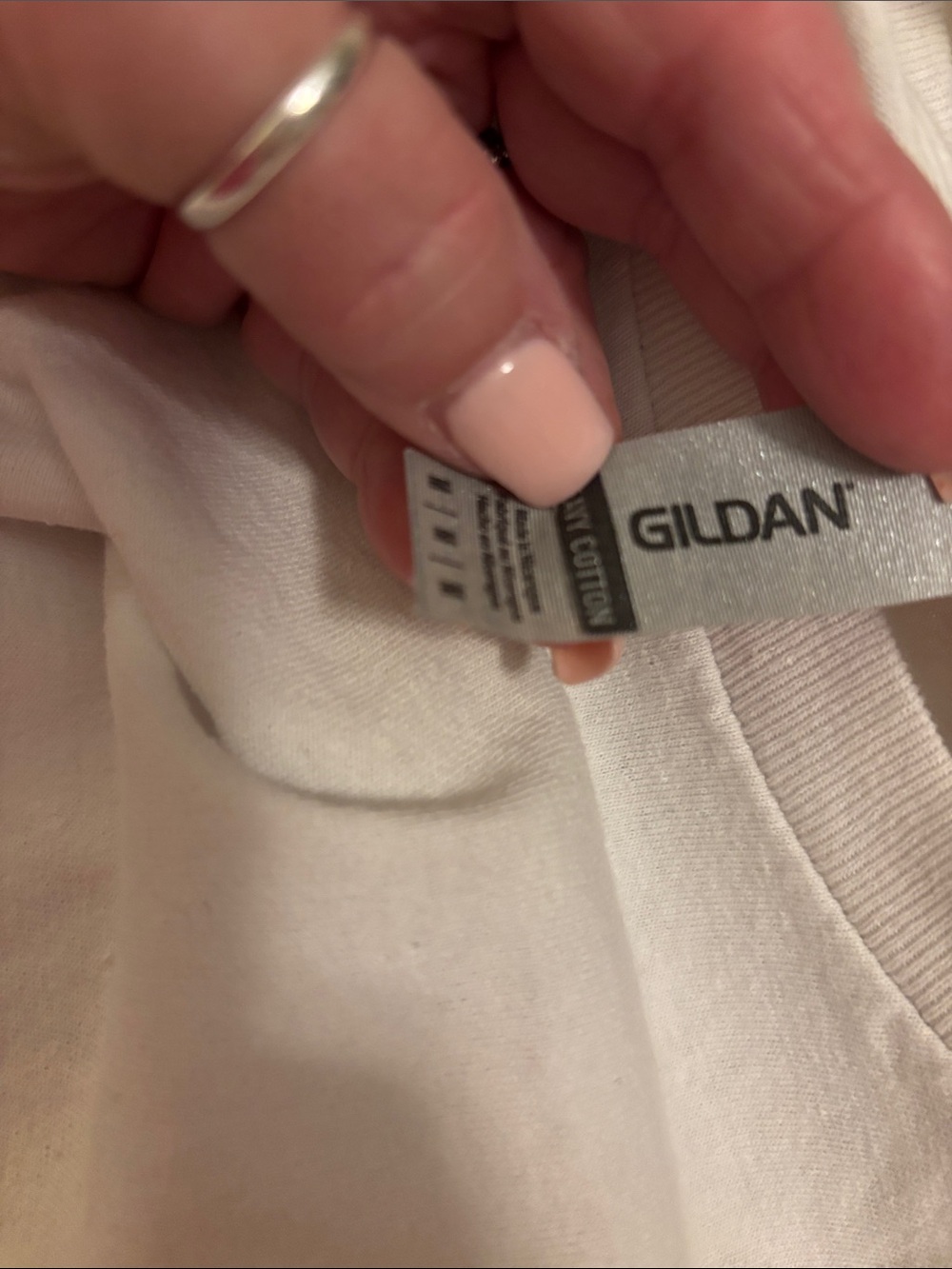 Gildan White Crew Neck Kids Short Sleeve Tee